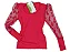 BLUSA MENINA MANGA BUFANTE  PINK - TAMANHO 2 À 8 - Imagem 1