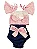 CONJUNTO LINDINHA ROSA COM BABADO E LAÇOS -TAMANHOS 2 AO 6 - Imagem 1