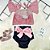 CONJUNTO LINDINHA ROSA COM BABADO E LAÇOS -TAMANHOS 2 AO 6 - Imagem 2