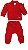 CONJ. LONGO SOFT BUCKLE UNISEX VERMELHO - TAMANHOS P AO 3 - Imagem 2