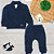 CONJ. LONGO SOFT BUCKLE UNISEX AZUL MARINHO - TAMANHOS P AO 3 - Imagem 1