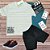Conjunto Menino Shorts e camiseta listra mescla Original Academy - Tamanho 2 ao 8 - Imagem 1