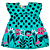 VESTIDO NANAI ESTAMPADO FLORAL NEON  TAMANHO 1 AO 8 - Imagem 1