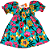 VESTIDO NANAI DECOTE COM LATEX BORBOLETAS  TAMANHO 1 AO 8 - Imagem 1