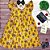 VESTIDO NANAI ESTAMPADO AMARELO QUEIMADO ELEFANTE  TAMANHO 1 AO 8 - Imagem 2