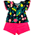 CONJ NANAI CROPPED + SHORTS PINK NEON TAMANHO 1 AO 8 - Imagem 1