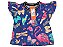 BLUSA CROPPED NANAI ROXO NEON  TAMANHO 1 AO 8 - Imagem 1