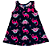 VESTIDO PIPA BY KYLY PRETO DINOSSAUROS  TAM 1 AO 8 - Imagem 1