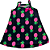 VESTIDO PIPA BY KYLY PRETO ABACAXI  TAM 1 AO 8 - Imagem 1