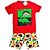 CONJ MASC CAMISETA PIPA BY KYLY LIKE A BOSS VERMELHO - Imagem 1