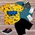 CONJ MASC CAMISETA PIPA BY KYLY HAWAI AMARELO QUEIMADO - Imagem 2