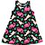 VESTIDO PIPA BY KYLY AZUL ESCURO DINOSSAUROS COM CORAÇÃO COM LAÇO ROSA - Imagem 1