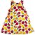 VESTIDO PIPA BY KYLY BRANCO SALADA DE FRUTAS COM LAÇO ROSA - Imagem 3