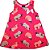 VESTIDO PIPA BY KYLY ROSA BICHO PREGUIÇA COM LAÇO ROSA - Imagem 3