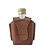 CANTIL PARA WHISKY-VIDRO E CAPA DE COURO-200ML - Imagem 2