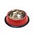 Comedouro  inox tigela vermelho-400ml - Imagem 1