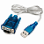 Cabo Conversor USB para Serial RS232 DB9 - Chipset CH340 (1 Metro) - Imagem 1
