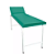Mesa para Exame Fixa Estofada Verde Imer - Imagem 3
