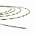 Fio Guia Zebra Hidrofílico Nitinol 0.035" x 450cm Ponta Reta Jiuhong - Imagem 1
