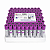 Tubo de Coleta a Vácuo 4mL EDTA K3 Roxo – 100 un. - Imagem 3