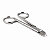 Tesoura para Ouro Reta TES015 Fava - Inox Autoclavável - Imagem 1