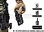 COLDRE OWB - ORPAZ T-40X - GLOCK: G17 G17MOS G22 G22MOS | LANTERNA ROBUSTA - Imagem 10