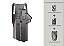 NOVO COLDRE OWB - ORPAZ T40 PRO - GLOCK: G17 G22 G22MOS | LANTERNA COMPACTA - Imagem 6