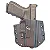 COLDRE – OWB BCA 3.0 – GLOCK MOS 19 23 25 32 45 19X - BRAVO CONCEALMENT - EUA - Imagem 1