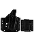 KIT COLDRE EXTERNO – OWB BCA 3.0 – GLOCK 43X MOS - C/TRILHO - BRAVO CONCEALMENT - EUA - Imagem 2