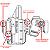 COLDRE INTERNO - LINKED IWB 3.0 - GLOCK G19 C/LANTERNA TLR1 - BRAVO CONCEALMENT - Imagem 5