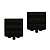 SIDE PLATE CARRIERS (MOLLE) (SET OF 2) IN BLACK - Imagem 1