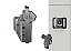 COLDRE OWB - ORPAZ T41 PRO - GLOCK: G19 G19MOS G19X G23 G25 G45 - Imagem 3