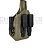 COLDRE KYDEX IWB D.OVERHOOK - INTERNO - GLOCK G43 G43X MOS | LANTERNA PL MINI 2 - Imagem 6