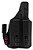 COLDRE KYDEX IWB D.OVERHOOK - INTERNO - GLOCK G17 G22 G31 MOS | LANTERNA GLOCK GTL ll - Imagem 1