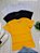 KIT 3 GOLA REDONDA FEMININA AMARELO OURO 10% OFF - Imagem 1