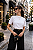 T- Shirt Gola Redonda Alta Branco - Imagem 4