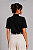 T- Shirt Gola Redonda Alta Preto - Imagem 2