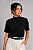 T- Shirt Gola Redonda Alta Preto - Imagem 1