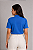T- Shirt Gola Redonda Alta Denim - Imagem 2