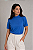 T- Shirt Gola Redonda Alta Denim - Imagem 1