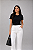 T Shirt Gola Redonda Lisa Preto - Imagem 1