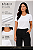 T Shirt Gola Redonda Lisa Branco - Imagem 4
