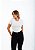T Shirt Gola Redonda Lisa OFF WHITE - Imagem 1