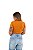T Shirt Gola Redonda Lisa Caramelo - Imagem 3