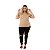 Camiseta Feminina Blusa T-shirt Gola Redonda 100% Algodão - Imagem 1