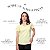 T Shirt Gola V Algodão Amarelo Especial - Imagem 6