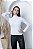 Blusa Cacharrel Manga Cumprida Branco Viscolaycra - Imagem 4