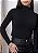 Blusa Cacharrel Manga Cumprida Preto Viscolaycra - Imagem 3