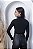 Blusa Cacharrel Manga Cumprida Preto Viscolaycra - Imagem 2