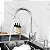 Torneira Gourmet Para Cozinha Banheiro Lavabo Lavatorio Cozinha Bico Aerador Giro 360º Inox Com Misturador Monocomando + Kit Instalação - Imagem 4
